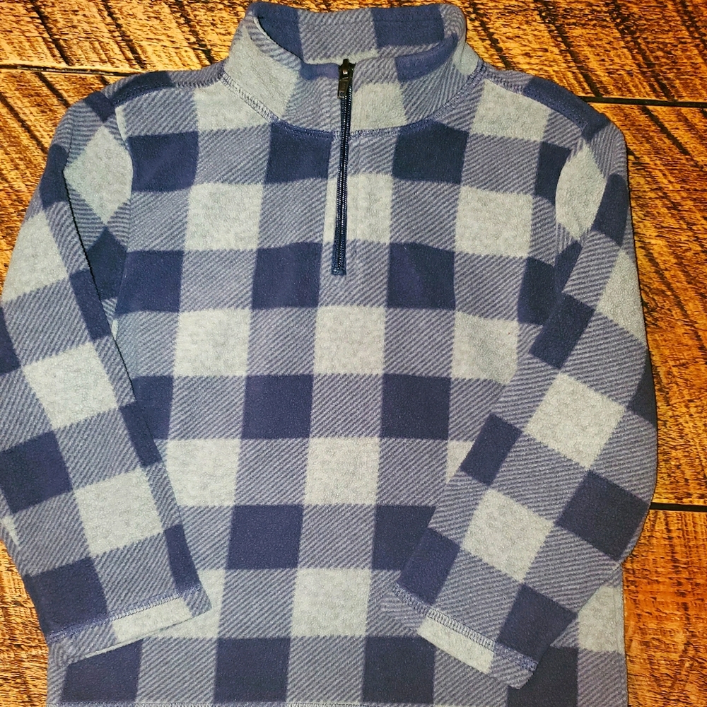 Boys qtr zip fleece pull over